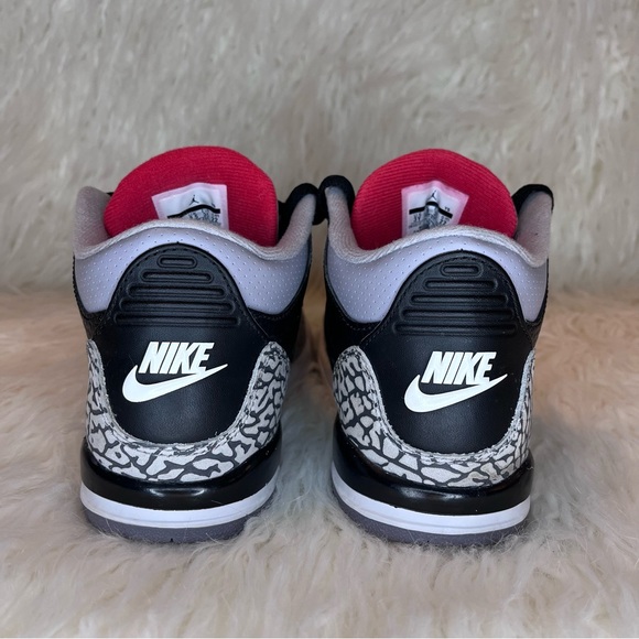 Nike Air Jordan 3 Retro OG PS Black Cement 3Y - Picture 9 of 13